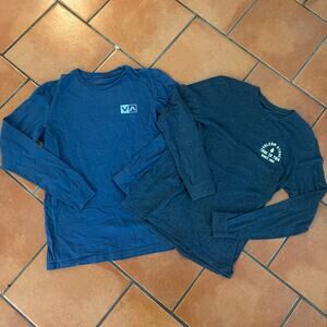 RVCA and Volcom Long Sleeve T-Shirt Bundle Size Small